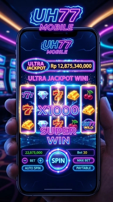 Cuplikan layar menu unduhan uh77 untuk perangkat Android