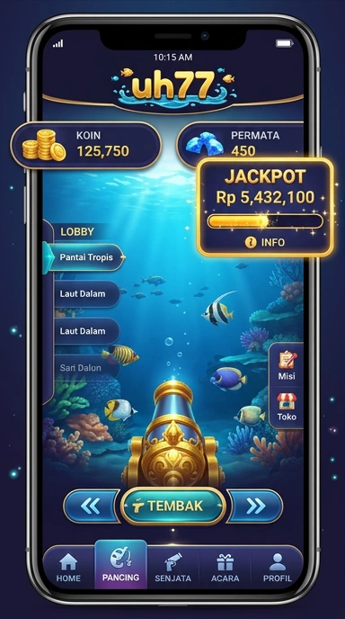 Galeri pratinjau visual uh77 build APK resmi terbaru